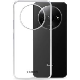 Mobilize Gelly Durchsichtig Xiaomi Redmi A3 Hülle Flexibles TPU Backcover - Transparent