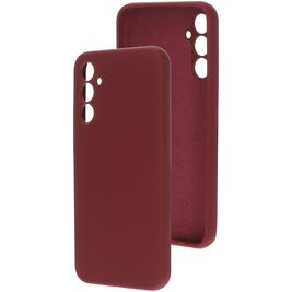 Mobiparts Samsung Galaxy A34 Silikon Hülle Backcover - Plum Red