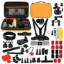 Puluz GoPro Mount Zubehör Starter Pack 53 Teile + Tasche Orange
