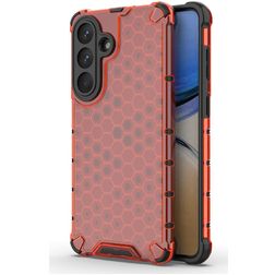 Mobigear Honeycomb Samsung Galaxy S26 Plus Hülle Hardcase Backcover Stoßfest - Rot