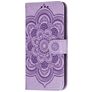 Mobigear Mandala Huawei P40 Hülle Klapphülle Geldbörse - Lila