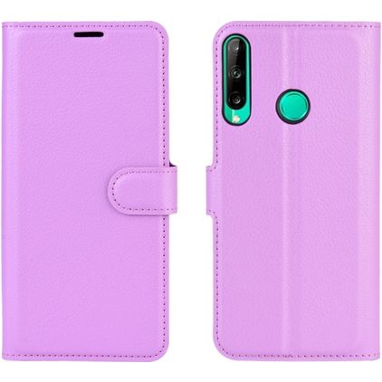 Mobigear Classic Huawei P40 Lite E Hülle Klapphülle Geldbörse - Lila