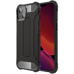 Mobigear Outdoor iPhone 13 Mini Hülle Hardcase Backcover Stoßfest - Schwarz