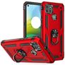Mobigear Armor Ring Motorola Moto G9 Power Hülle Hardcase Backcover Stoßfest mit Ringhalter - Rot