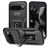 Mobigear Armor Ring Cam Slide Google Pixel 9 Pro XL Hülle Hardcase Backcover Stoßfest mit Ringhalter und Kamera Slider - Schwarz