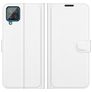 Mobigear Classic Samsung Galaxy A22 4G Hülle Klapphülle Geldbörse - Weiß