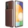 Mobigear Racing Samsung Galaxy A82 5G Hülle Flexibles TPU Backcover - Braun