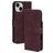 Mobiparts Classic Wallet iPhone 13 Hülle Klapphülle Geldbörse - Velvet Red