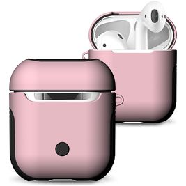 Mobigear Frosted Apple AirPods 1 Hardcase Hülle - Pink
