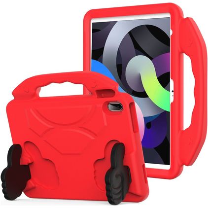 Mobigear Thumbs Up iPad 11 (2025) Tablet Hülle für Kinder mit Tragegriff - Rot