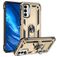 Mobigear Armor Ring Samsung Galaxy M23 Hülle Hardcase Backcover Stoßfest mit Ringhalter - Gold