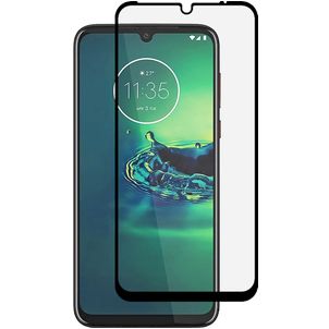 Mobigear Premium Motorola Moto G8 Plus Panzerglas Gehärtetes Glas Displayschutz - Hüllenfreundlich - Schwarz