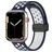 Mobigear Sport Plus Mag Silikon Apple Watch Armband Magnetverschluss - 49/46/45/44 mm - Schwarz / Marineblau
