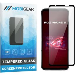 Mobigear Premium ASUS ROG Phone 6 Panzerglas Displayschutz - Hüllenfreundlich - Schwarz