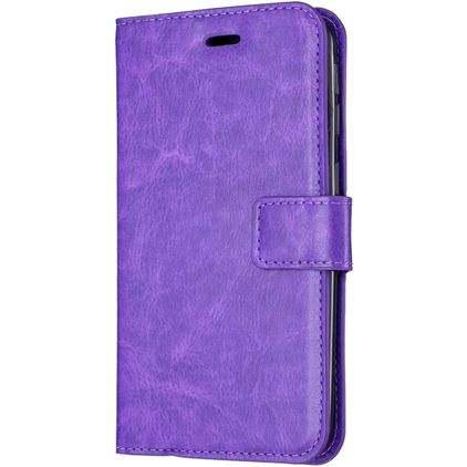Mobigear Wallet Samsung Galaxy A20e Hülle Klapphülle Geldbörse - Lila