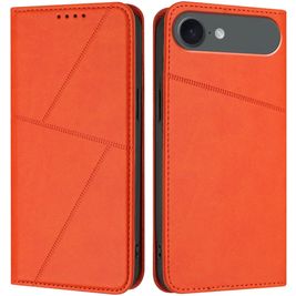 Mobigear Frosted Flip iPhone Air Hülle Klapphülle Geldbörse - Orange