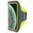 Mobiparts Comfort Fit Handyhalterung Joggen iPhone X Sporthülle Neopren Sportarmband - Neon Green