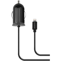 Mobiparts Auto Ladegerät Apple Lightning 1 Meter 2.4A - Schwarz