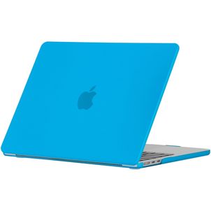 Mobigear Matte MacBook Air 15 Zoll (2023-2026) Hardcase Hülle MacBook Case - Blau - Model A2941 / A3114 / A3241 / A3448