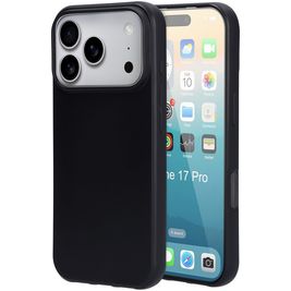 Mobiparts Classic iPhone 17 Pro Hülle Flexibles TPU Backcover - Schwarz
