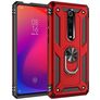 Mobigear Armor Ring Xiaomi Mi 9T Pro Hülle Hardcase Backcover Stoßfest mit Ringhalter - Rot