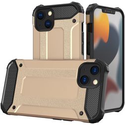 Mobigear Outdoor iPhone 16 Hülle Hardcase Backcover Stoßfest - Gold