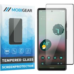 Mobigear Premium Google Pixel 7a Panzerglas Gehärtetes Glas Displayschutz - Hüllenfreundlich - Schwarz