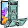 Mobigear Armor Ring Google Pixel 6a Hülle Hardcase Backcover Stoßfest mit Ringhalter - Grün