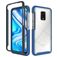 Mobigear Two-Layer Xiaomi Redmi Note 9S Hülle Hardcase Backcover Stoßfest - Blau
