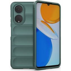 Mobigear Bumpy HONOR X7 Hülle Flexibles TPU Backcover - Grün