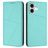 Mobigear Frosted Flip iPhone 17 Hülle Klapphülle Geldbörse - Blau
