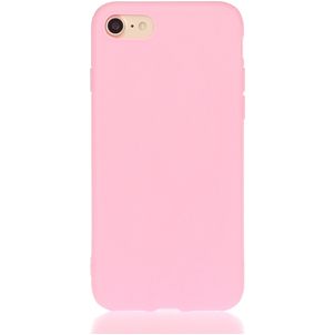 Mobigear Colors iPhone SE (2022) Hülle Flexibles TPU Backcover - Pink