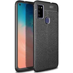 Mobigear Luxury Samsung Galaxy M51 TPU (flexibel) Backcover - Schwarz