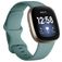 Mobigear Sport Dual Silikon Fitbit Sense Armband Pin-and-Tuck-Verschluss - Türkis