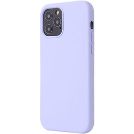 Mobigear Rubber Touch iPhone 12 Pro Silikon Hülle Backcover - Lila