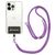 Mobigear Lanyard Universal-Handykette einstellbar - Blau / Rot / Weiß