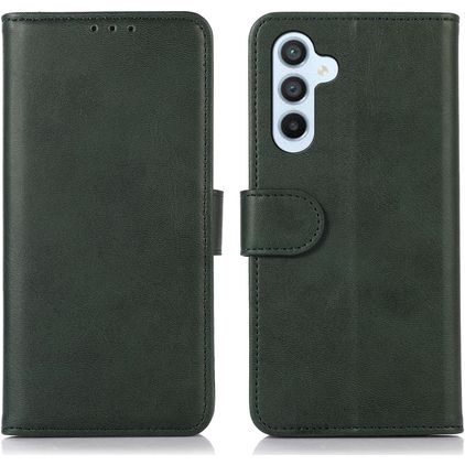 Mobigear Wallet Samsung Galaxy S24 FE Hülle Klapphülle Geldbörse - Grün