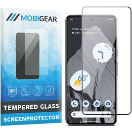 Mobigear Premium Google Pixel 8 Pro Panzerglas Gehärtetes Glas Displayschutz - Hüllenfreundlich - Schwarz