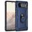 Mobigear Armor Ring Google Pixel 6 Hülle Hardcase Backcover Stoßfest mit Ringhalter - Blau