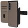 Mobiparts Samsung Galaxy A16 MagSafe Hülle Echtes Leder Abnehmbare 2in1 Klapphülle Geldbörse - Taupe