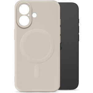 My Style Protective Flex iPhone 16 MagSafe Hülle Flexibles TPU Backcover - Antique White
