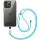 Mobigear Nylon Lanyard Universal-Handykette einstellbar - Blau