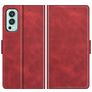 Mobigear Slim Magnet OnePlus Nord 2 Hülle Klapphülle Geldbörse - Rot
