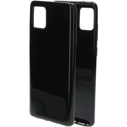Mobiparts Classic Samsung Galaxy Note 10 Lite Hülle Flexibles TPU Backcover - Schwarz