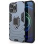 Mobigear Armor Ring iPhone 13 Pro Max Hülle Hardcase Backcover Stoßfest mit Ringhalter - Blau