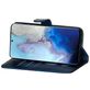 Mobigear Zipper Samsung Galaxy S20 Hülle Klapphülle Geldbörse - Blau