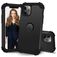 Mobigear Ultra Tough iPhone 11 Pro Hülle Hardcase Backcover Stoßfest - Schwarz