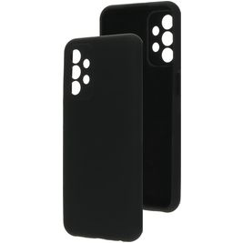 Mobiparts Samsung Galaxy A23 Silikon Hülle Backcover - Schwarz