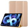 Mobigear Tri-Fold Gel iPad Air 4 (2020) TPU / Kunstleder Klapphülle - Gold