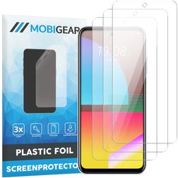 Mobigear HTC Desire 21 Pro Displayschutz Schutzfolie - Hüllenfreundlich (3er Pack)